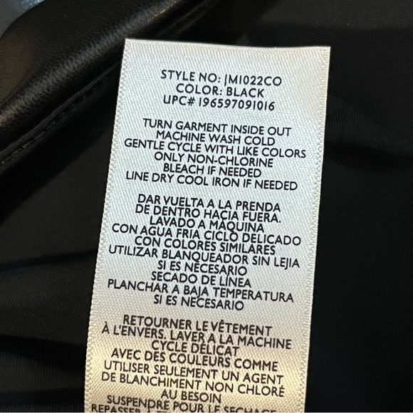 Joie Black Faux Leather Pants Size Large NWT - Picture 9 of 13